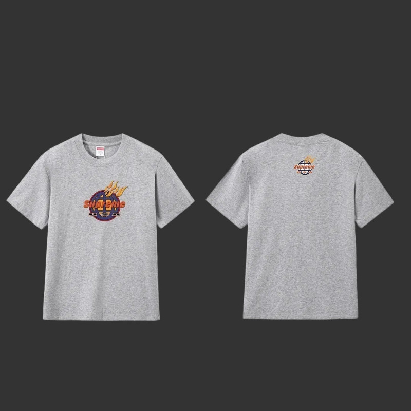 Supreme x NBA “Flaming Basketball” Tee