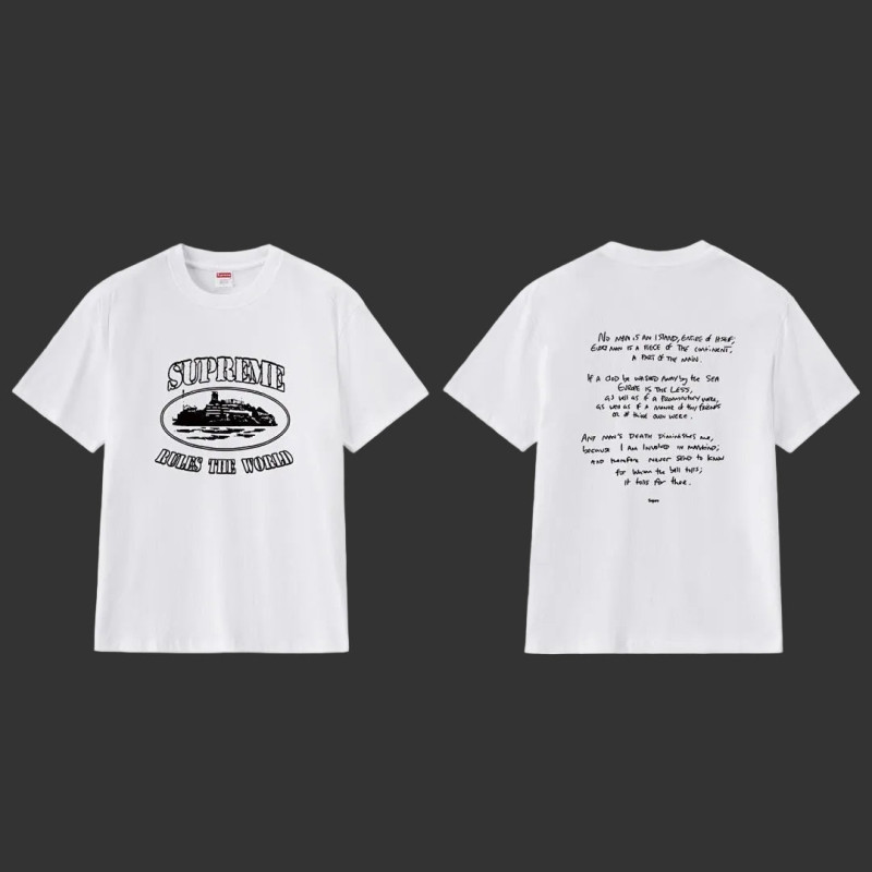 Supreme “Rules The World” Alcatraz Tee