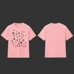 Supreme Pink Photo Collage Tee