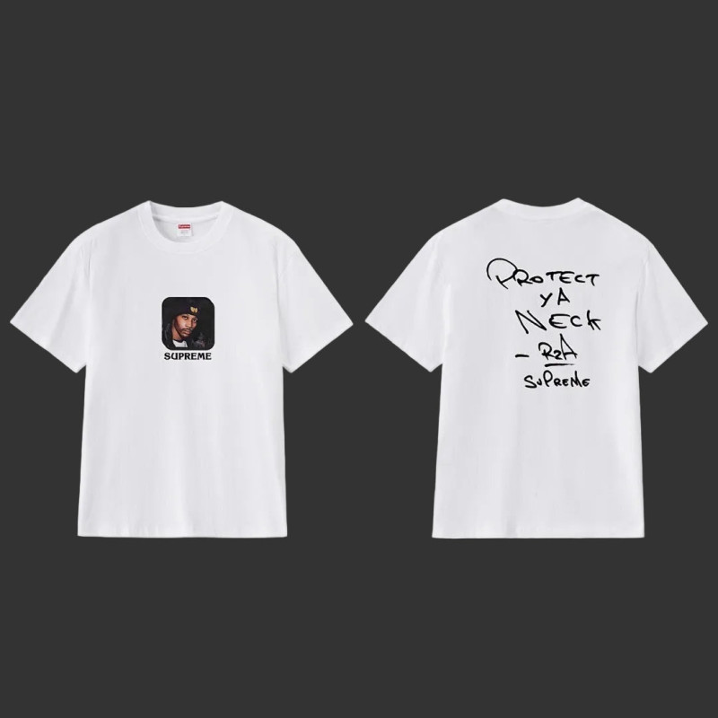 Supreme RZA / Wu-Tang “Protect Ya Neck” White Tee