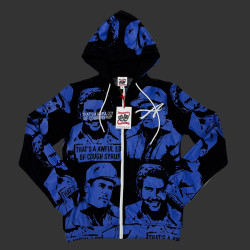 Cough Syrup x Asaali Narcos Zip Up Blue