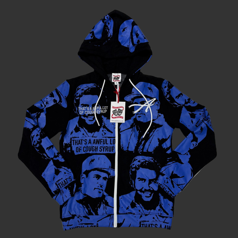 Cough Syrup x Asaali Narcos Zip Up Blue