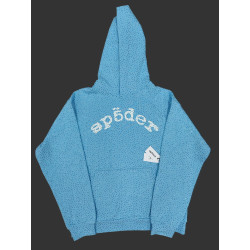Sp5der Sky Blue VVS Hoodie