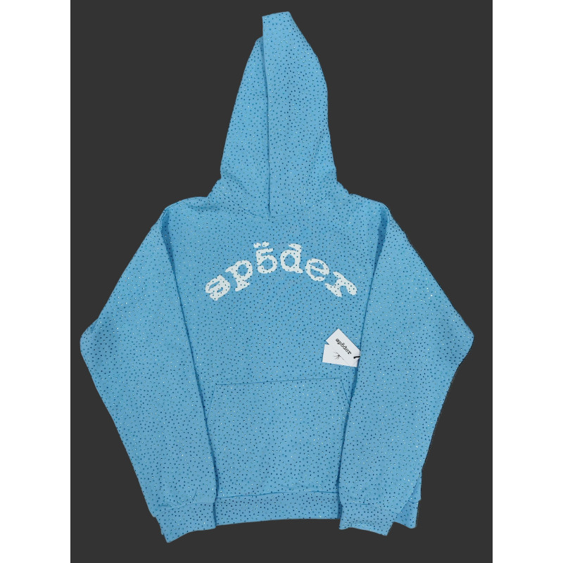 Sp5der Sky Blue VVS Hoodie
