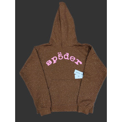 Sp5der Brown VVS Hoodie