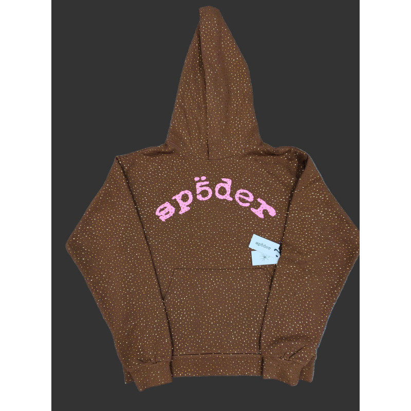 Sp5der Brown VVS Hoodie