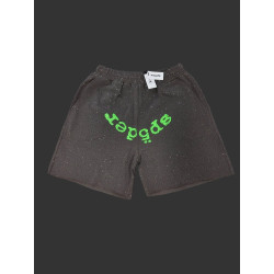 Sp5der Grey And Green VVS Sweatshort