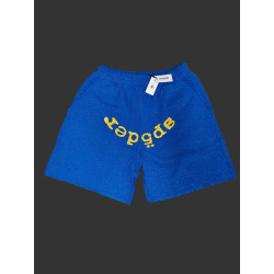 Sp5der Blue And Yellow VVS Sweatshort