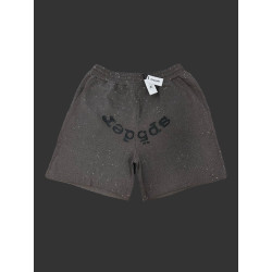 Sp5der Grey And Black VVS Sweatshort