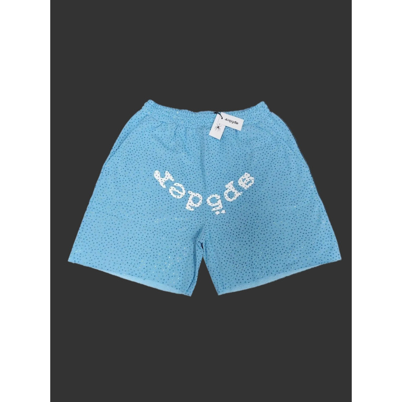 Sp5der Sky Blue VVS Sweatshort