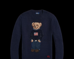 RALPH LAUREN BEAR SWEATER