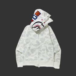 City Camo Shark Full Zip Hoodie (Glow in the Dark)