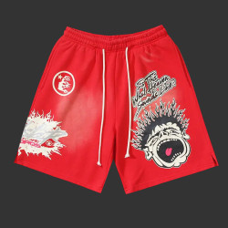 Hellstar Is This What Heaven Sounds Like Shorts Red