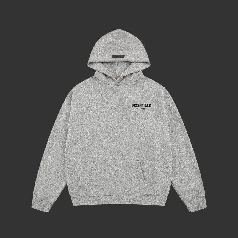 Fear of God Essentials Pullover Hoodie 'Light Heather Oatmeal'