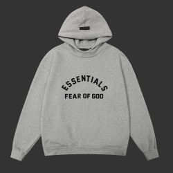 Fear of God Essentials Pullover Hoodie 'Light Heather Oatmeal'