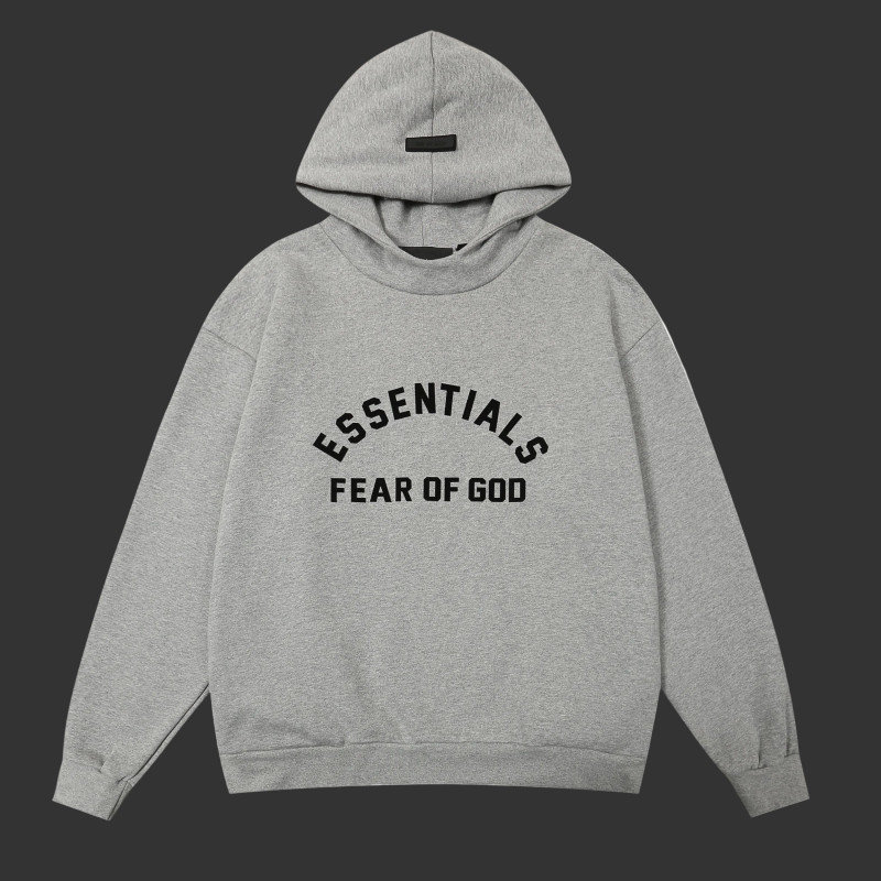 Fear of God Essentials Pullover Hoodie 'Light Heather Oatmeal'