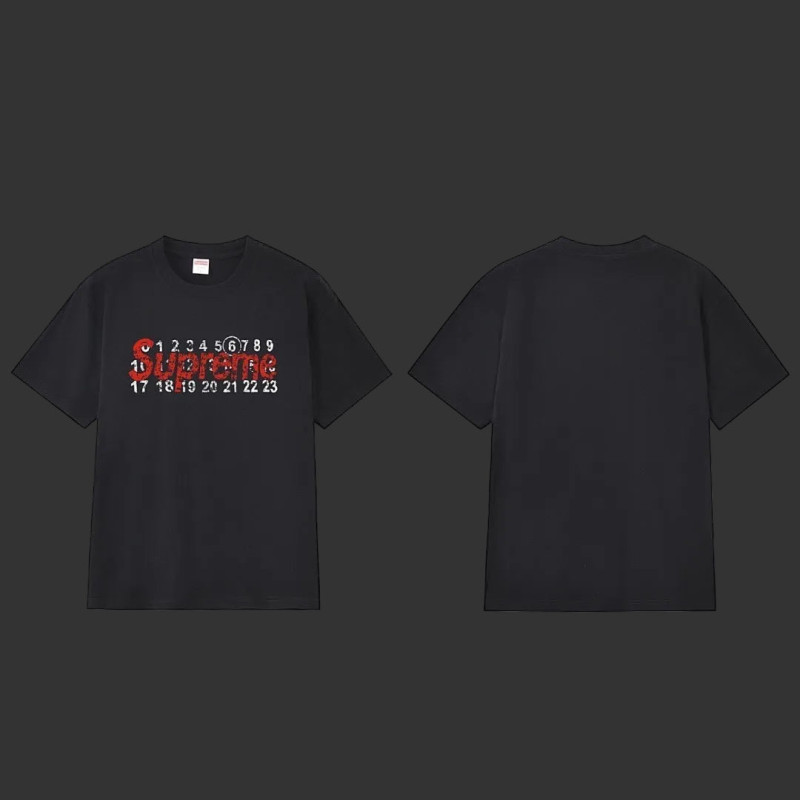 Supreme x MM6 Maison Margiela Calendar Tee